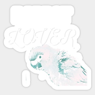 macaw parrot lover quote Sticker